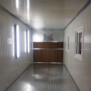 spray booth container